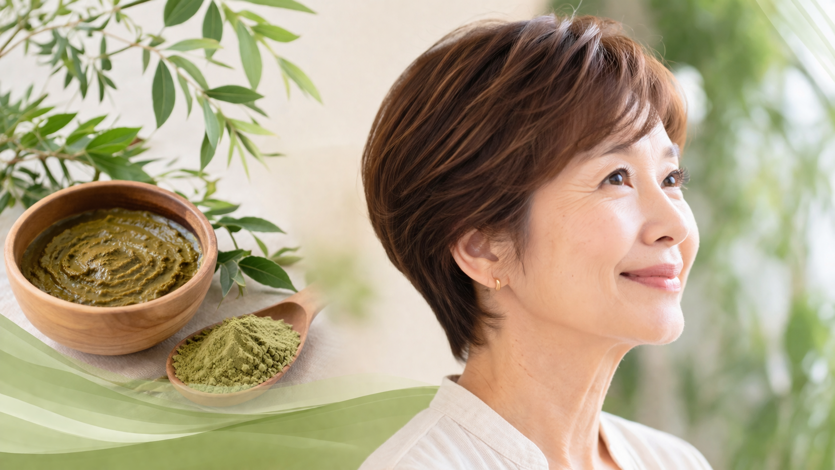 60代からの髪質改善｜白髪染めを見直して『天然ヘナ』でツヤと健康を取り戻す